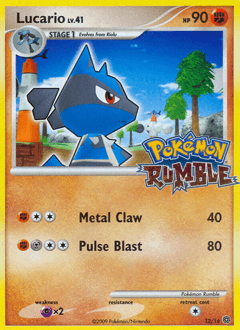 Lucario from Pokémon Rumble #12