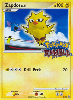 Zapdos from Pokémon Rumble #8