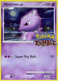 Mewtwo from Pokémon Rumble #9