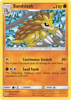 Sandslash from Unbroken Bonds #84