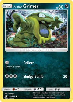 Alolan Grimer from Unified Minds #127