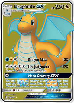 Dragonite-GX from Unified Minds #229
