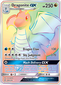 Dragonite-GX from Unified Minds #248
