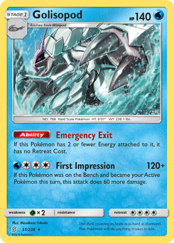 Golisopod from Unified Minds #51