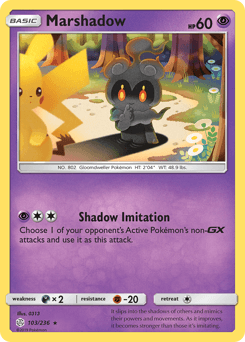 Marshadow from Cosmic Eclipse #103