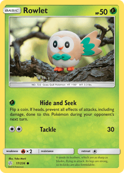 Rowlet from Cosmic Eclipse #17