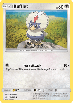 Rufflet from Cosmic Eclipse #177