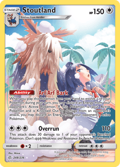 Stoutland from Cosmic Eclipse #248