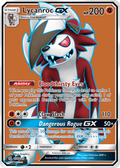 Lycanroc-GX from Guardians Rising #138