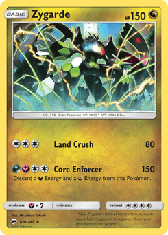 Zygarde from Burning Shadows #100