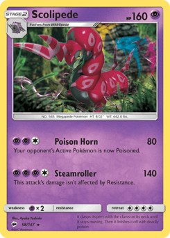 Scolipede from Burning Shadows #58