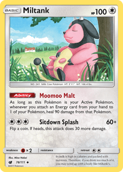 Miltank from Crimson Invasion #78