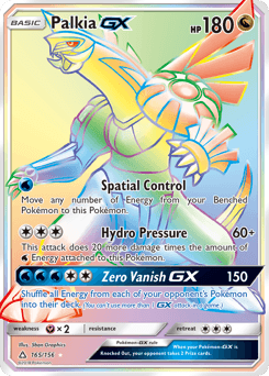 Palkia-GX from Ultra Prism #165