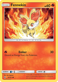Fennekin from Forbidden Light #14