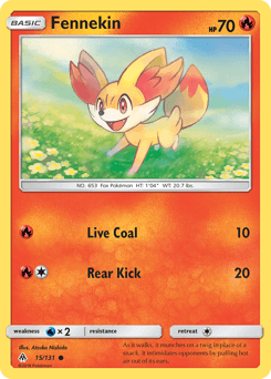 Fennekin from Forbidden Light #15