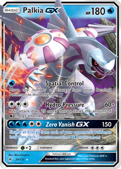 Palkia-GX from Forbidden Light #20