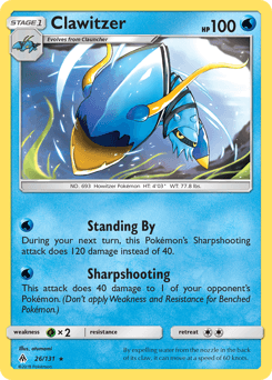 Clawitzer from Forbidden Light #26