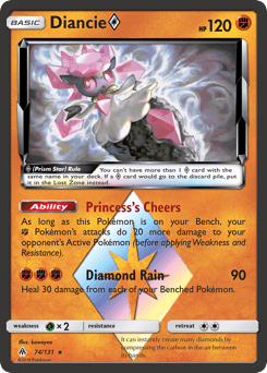Diancie ◇ from Forbidden Light #74