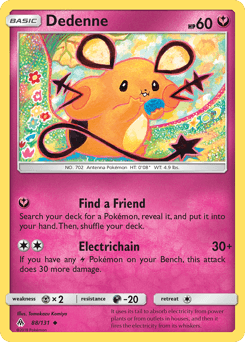 Dedenne from Forbidden Light #88