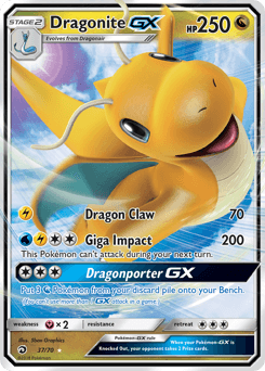 Dragonite-GX from Dragon Majesty #37