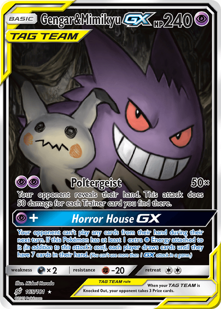 Gengar & Mimikyu-GX from Team Up