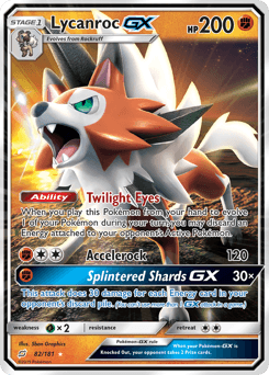Lycanroc-GX from Team Up #82