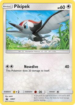 Pikipek from SM Black Star Promos