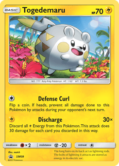 Togedemaru from SM Black Star Promos #SM09
