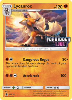 Lycanroc from SM Black Star Promos #SM118