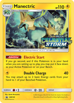 Manectric from SM Black Star Promos #SM130