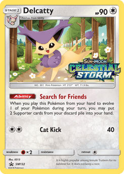 Delcatty from SM Black Star Promos #SM132