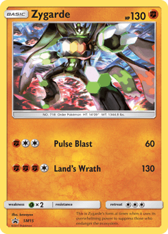 Zygarde from SM Black Star Promos #SM15