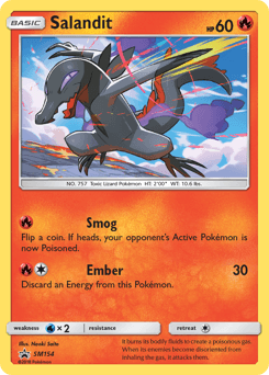 Salandit from SM Black Star Promos #SM154