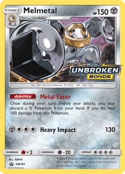 Melmetal from SM Black Star Promos #SM181