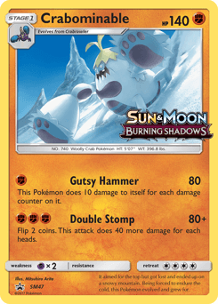 Crabominable from SM Black Star Promos #SM47