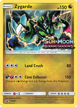 Zygarde from SM Black Star Promos #SM48