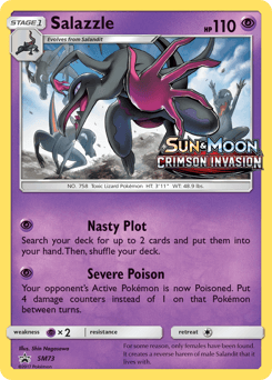 Salazzle from SM Black Star Promos #SM73