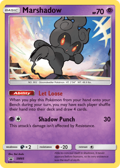 Marshadow from SM Black Star Promos #SM85