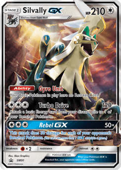 Silvally-GX from SM Black Star Promos #SM91