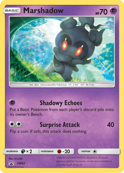 Marshadow from SM Black Star Promos #SM93