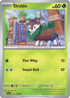 Skiddo from Scarlet & Violet #11