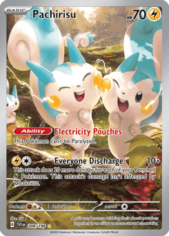Pachirisu from Scarlet & Violet #208