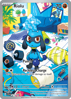 Riolu from Scarlet & Violet #215