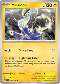 Miraidon from Scarlet & Violet #80