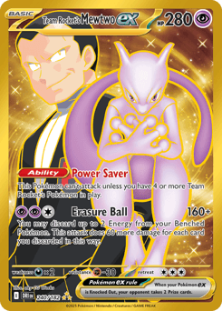 Team Rocket's Mewtwo ex from Destined Rivals #240