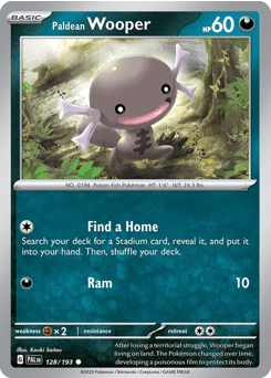Paldean Wooper from Paldea Evolved #128