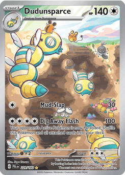 Dudunsparce from Paldea Evolved #229