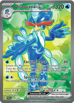 Quaquaval ex from Paldea Evolved #235