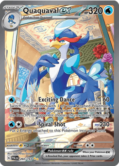Quaquaval ex from Paldea Evolved #260