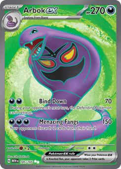 Arbok ex from 151 #185